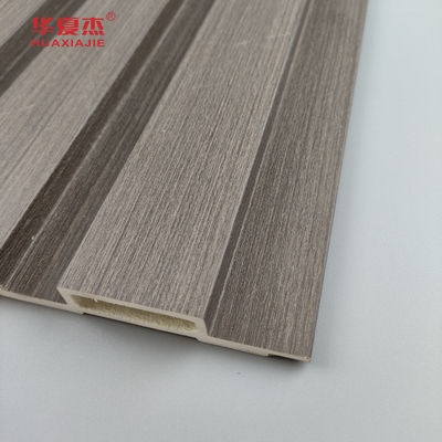 Wholesale Factory Price Wooden Grains Fluted Wall Panel Wpc Home Indoor Decoration