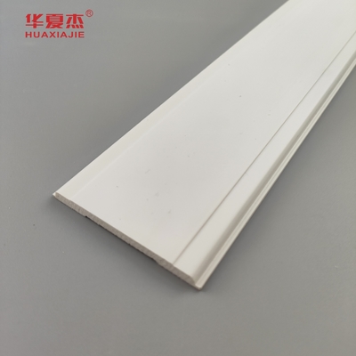 Good Price Pvc Mull Strip 2-1/2  Wpc Moulding White Smooth Pvc Mull Mouldings Home Office Decoration
