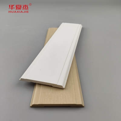 Good Price Pvc Mull Strip 2-1/2  Wpc Moulding White Smooth Pvc Mull Mouldings Home Office Decoration