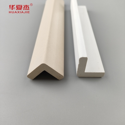 12ft Length Drip Cap PVC Decorative Mouldings / PVC Trim Board For Interior