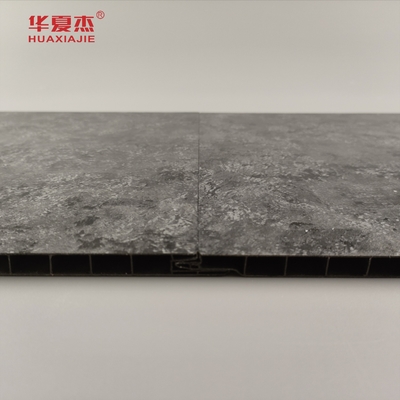 High Gloss Black Panel With Sliver Halo Pattern Pvc Wall Panels Luxury Design Pvc Panel For Home Decoration