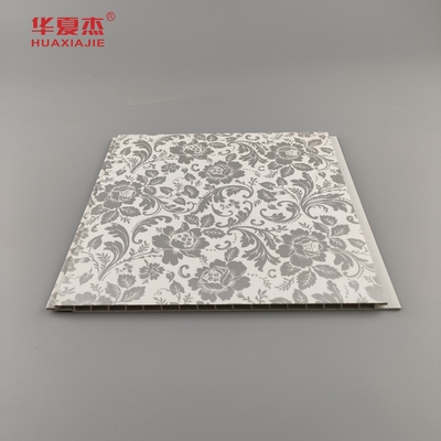 Hot Sale Floral Design Pvc Wall Panel Country Style Frosted Texture Laminated Pvc Panel For Wall Decoration