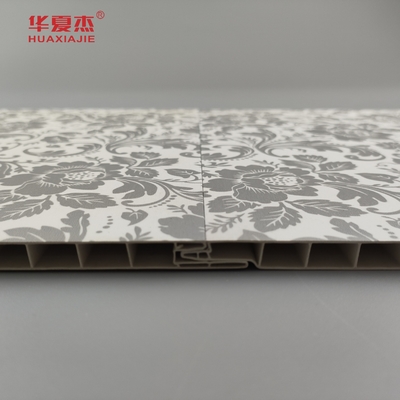 Hot Sale Floral Design Pvc Wall Panel Country Style Frosted Texture Laminated Pvc Panel For Wall Decoration