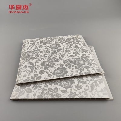 Hot Sale Floral Design Pvc Wall Panel Country Style Frosted Texture Laminated Pvc Panel For Wall Decoration