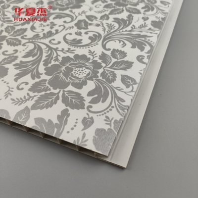 Hot Sale Floral Design Pvc Wall Panel Country Style Frosted Texture Laminated Pvc Panel For Wall Decoration