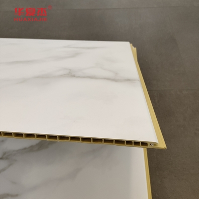 High Quality White Marble Wpc Wall Panel 600x9mm Laminated Wpc Board Waterproof Easy To Clean