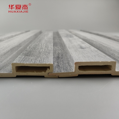 Wholesale Grey Wood Design Fluted Wpc Panel Wall Decorations For Home Luxury Wpc Wall Panel