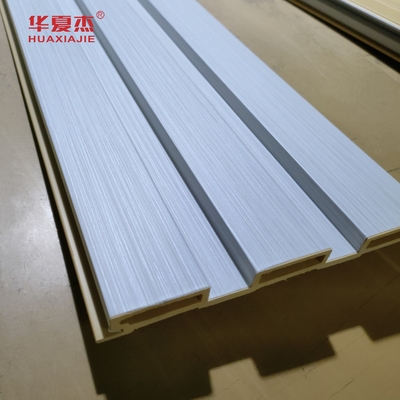 Modern Simplicity Design Wpc Fluted Wall Panel Laminated Wpc Wall Panel For Outdoor And Indoor Decoration