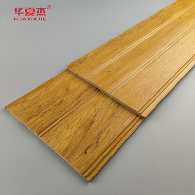 Nature Wood Wpc Wainscoting Panels Waterproof Wpc Wall Panel Wainscot For Bathroom Decoration