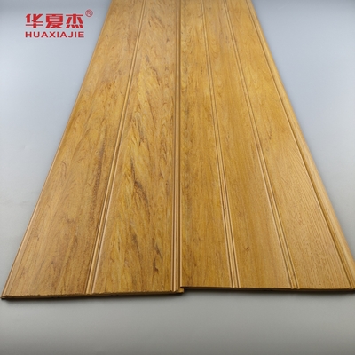 Nature Wood Wpc Wainscoting Panels Waterproof Wpc Wall Panel Wainscot For Bathroom Decoration