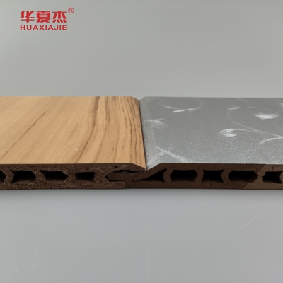 2024 New Design Sliver Luxury Pattern / Nature Woodgrain Wpc Panels For Wall Decoration