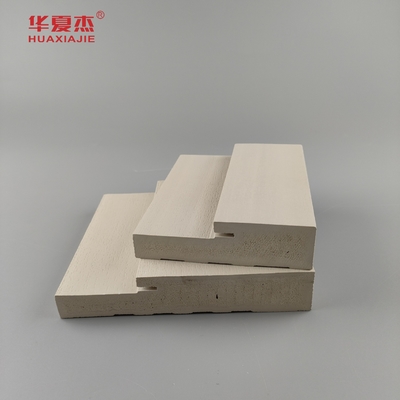 Waterproof Wood Pattern 6-9/16'' Wpc Door Jamb 4-9/16'' Wpc Door Frame Building Decoration