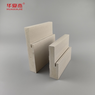 Waterproof Wood Pattern 6-9/16'' Wpc Door Jamb 4-9/16'' Wpc Door Frame Building Decoration