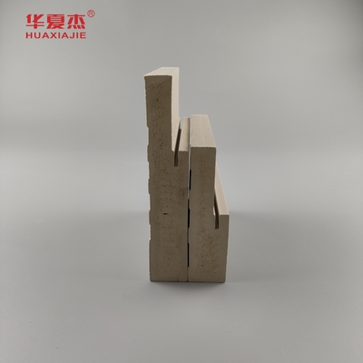 Waterproof Wood Pattern 6-9/16'' Wpc Door Jamb 4-9/16'' Wpc Door Frame Building Decoration