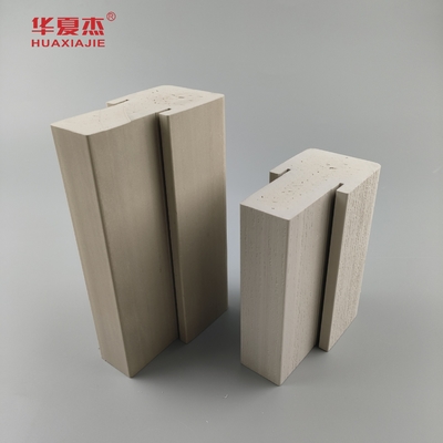 Easy To Clean Wpc 4.9/16 Mullpost Smooth Or Wood Grains Wpc Door Frame For Door Decoration