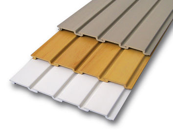 Smooth Plastic Slat Wall Panels With Cellular PVC For Craft Room