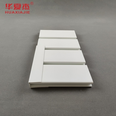 Laundry Room Taupe PVC Slatwall Panels , PVC Slat Board Display