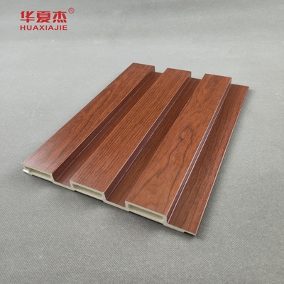 Coffee WPC Wall Cladding / Interior Decoration Ceiling Panel For Boardwalk