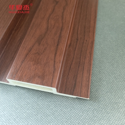Coffee WPC Wall Cladding / Interior Decoration Ceiling Panel For Boardwalk