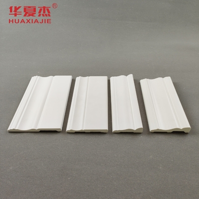 Inside Corner PVC Trim Moulding , White Vinyl PVC Window Trim For Decoration