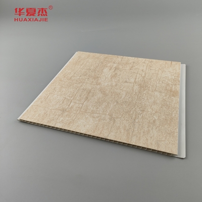 Factory Cost Price Hot Stamping Pvc Wall Panel Wpc Pvc Ceiling Panel Bamboo Pattern For Interior Decoration