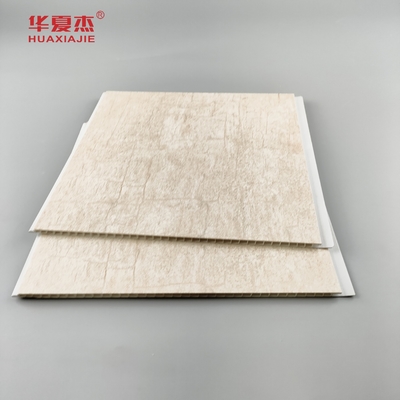 Factory Cost Price Hot Stamping Pvc Wall Panel Wpc Pvc Ceiling Panel Bamboo Pattern For Interior Decoration