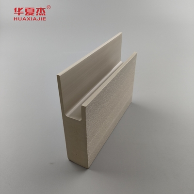High Quality Wpc Flat Casing J Channel Wood Grain Wpc Door Frame And Jamb Indoor Home Decoration