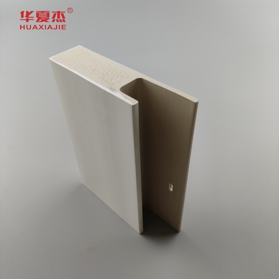 Durable White Cape Flat Casing J Channel White Smooth Surface Wpc Door Frame Indoor Decoration