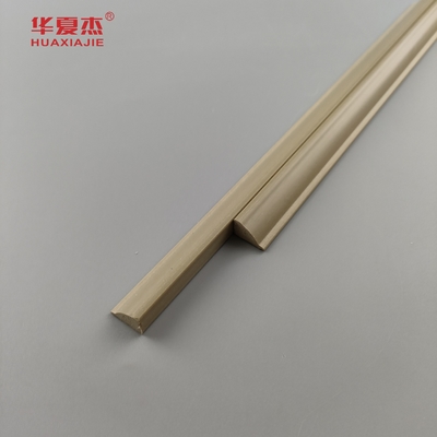 High Quality Wpc Glazing Sidelite Bead Nature Wood Color Wpc Moulding For Building Decoration