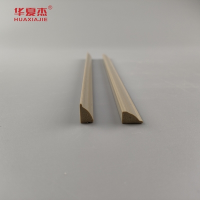 High Quality Wpc Glazing Sidelite Bead Nature Wood Color Wpc Moulding For Building Decoration