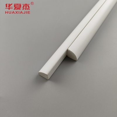 Hot Sale Pvc Moulding 1/2'' Quarter Round White Vinyl 12' Waterproof Profile Pvc Interior Decoration