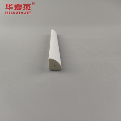 Hot Sale Pvc Moulding 1/2'' Quarter Round White Vinyl 12' Waterproof Profile Pvc Interior Decoration