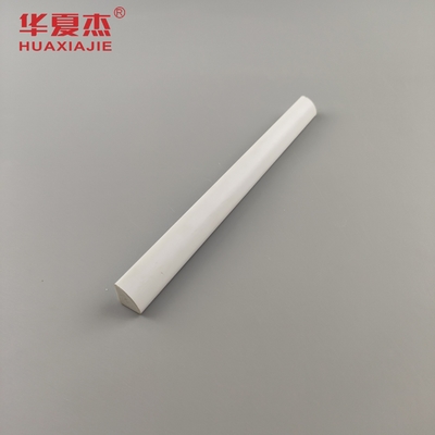 Hot Sale Pvc Moulding 1/2'' Quarter Round White Vinyl 12' Waterproof Profile Pvc Interior Decoration
