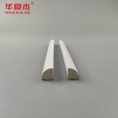Hot Sale Pvc Moulding 1/2'' Quarter Round White Vinyl 12' Waterproof Profile Pvc Interior Decoration