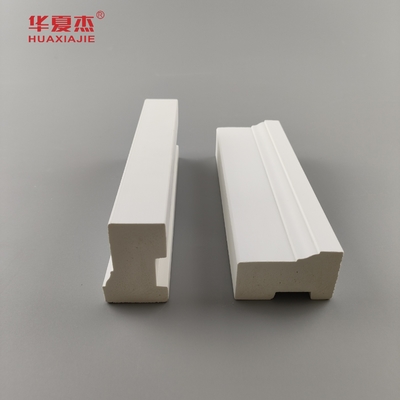 Cost Price Wpc Brickmold 2'' Wood Grains Pvc Door Frame Moulding Waterproof Home/office Decor