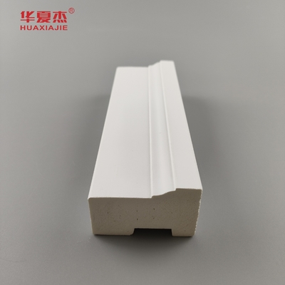 Cost Price Wpc Brickmold 2'' Wood Grains Pvc Door Frame Moulding Waterproof Home/office Decor