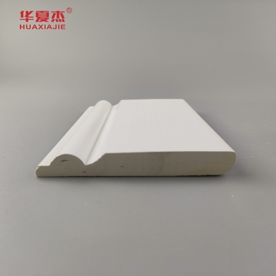 High Quality Pvc Base Moulding White Smooth Surface 95x12mm Pvc Skirting Indoor Decoration
