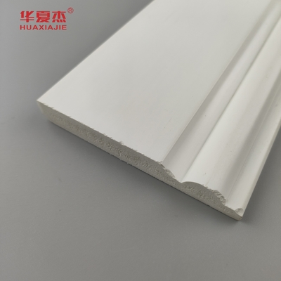 High Quality Pvc Base Moulding White Smooth Surface 95x12mm Pvc Skirting Indoor Decoration
