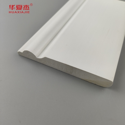 High Quality Pvc Base Moulding White Smooth Surface 95x12mm Pvc Skirting Indoor Decoration