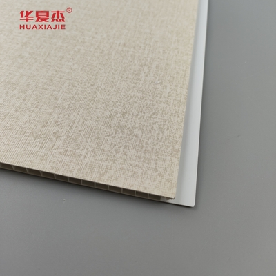 New Design Laminated 250x5mm Pvc Wall Panel Wooden Grain Ceiling Panels Indoor And Exterior Decoration