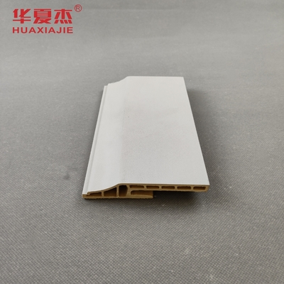 High Quality Wpc Skirting Board Laminated Pvc Foam Baseboard Indoor Wall Decoration