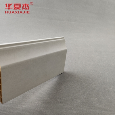 High Quality Wpc Skirting Board Laminated Pvc Foam Baseboard Indoor Wall Decoration