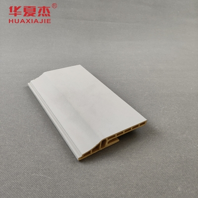 High Quality Wpc Skirting Board Laminated Pvc Foam Baseboard Indoor Wall Decoration