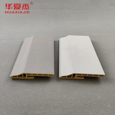 High Quality Wpc Skirting Board Laminated Pvc Foam Baseboard Indoor Wall Decoration
