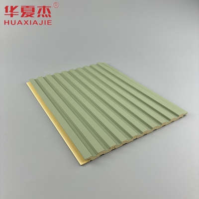 New Design Wpc Fluted Wall Panel Waterproof Laminated Wpc Pvc Anti Scratch Panels For Wall Indoor Decoration