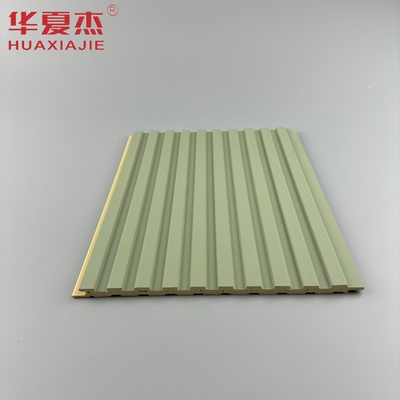 New Design Wpc Fluted Wall Panel Waterproof Laminated Wpc Pvc Anti Scratch Panels For Wall Indoor Decoration