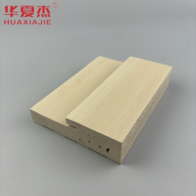 Wholesale Wpc 4-9/16'' Door Jamb Wpc Door Frame  Woodgrain Pattern Wpc Moulding For Building Decoration