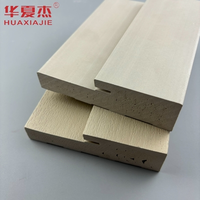 Wholesale Wpc 4-9/16'' Door Jamb Wpc Door Frame  Woodgrain Pattern Wpc Moulding For Building Decoration
