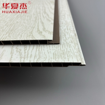 Best Selling Laminated White  Pvc Wall Panel Simulated Wood Grain Pvc Ceiling Decor Panel For Apartment
