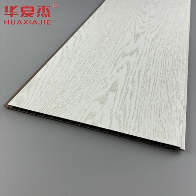 Best Selling Laminated White  Pvc Wall Panel Simulated Wood Grain Pvc Ceiling Decor Panel For Apartment